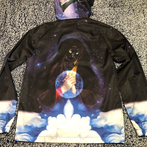 Ripndip Witch cat Windbreaker Men's Small - Picture 6 of 6